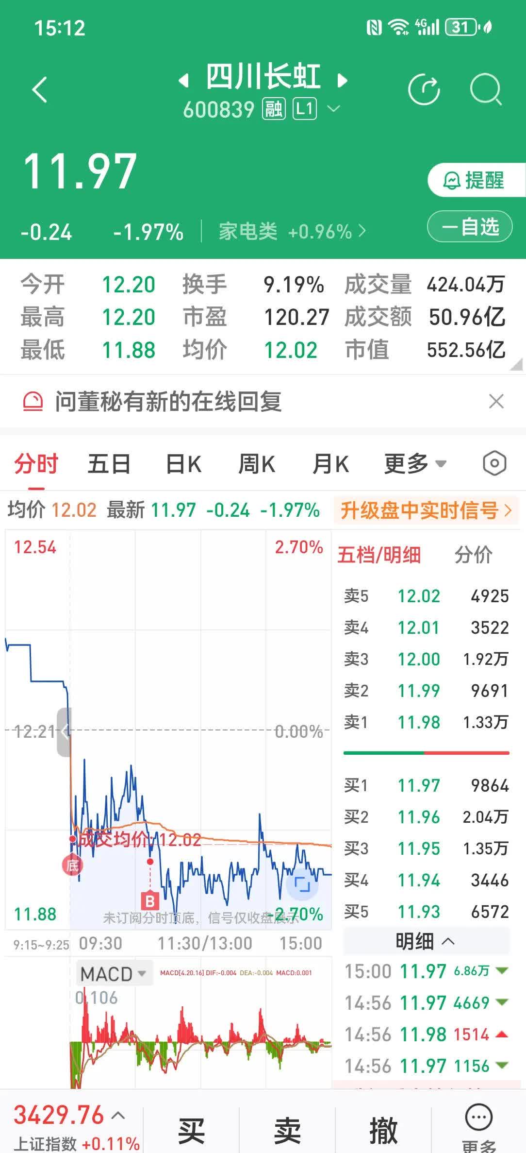 6月11日正川转债上涨0.26%，转股溢价率193.8%