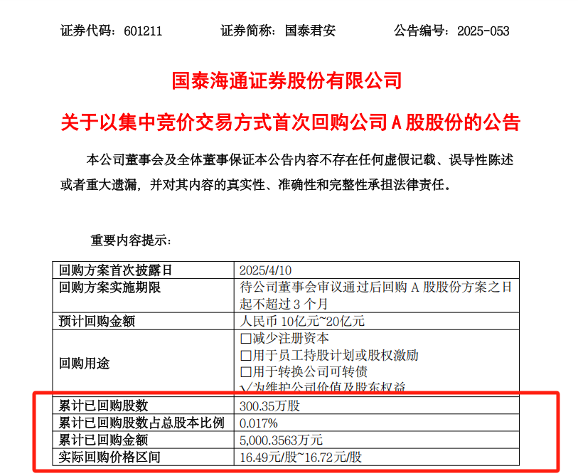 券商“巨头”新进展：国泰海通重组更名上市