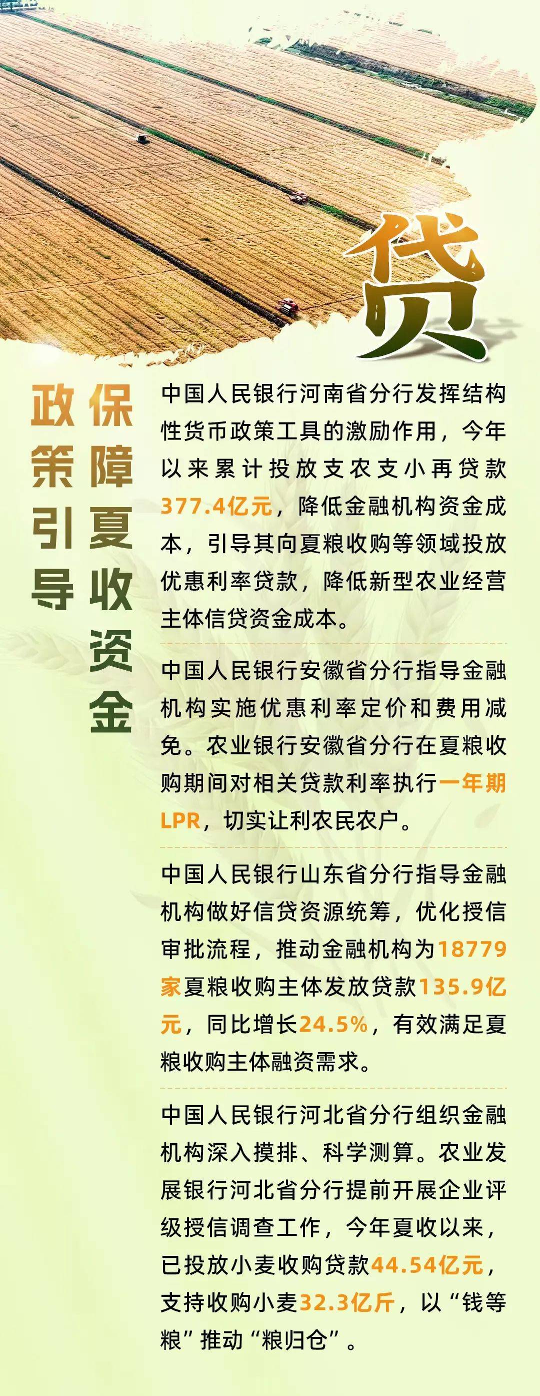 央行新增千亿支农支小再贷款额度助力救灾