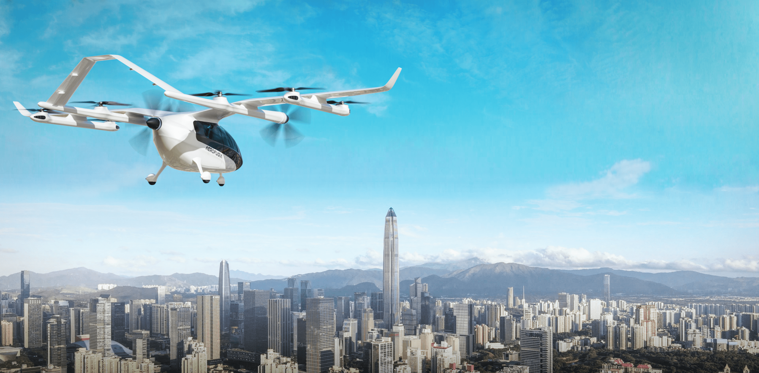 沃飞长空:大型载客eVTOL产品AE200-100首架机下线