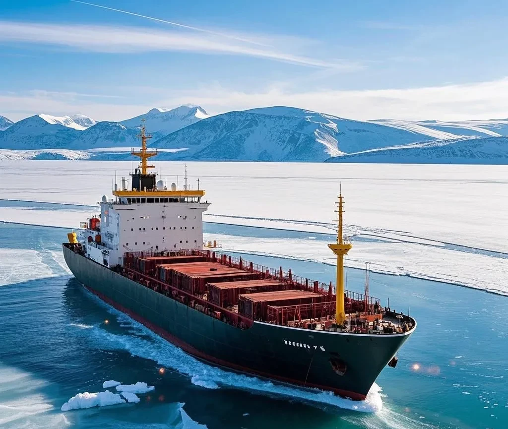 中欧北极快航航线首艘货船抵达英国