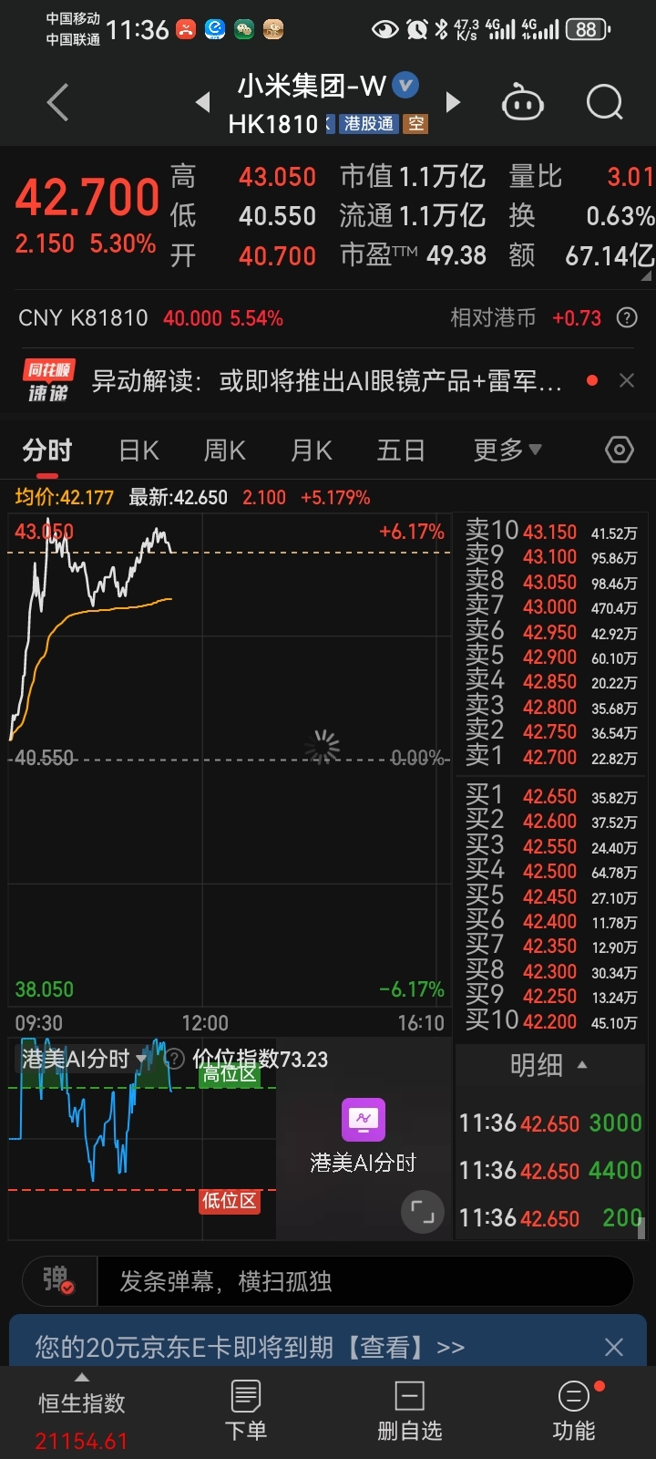 时隔近4个月 A股融资余额再度站上1.9万亿元