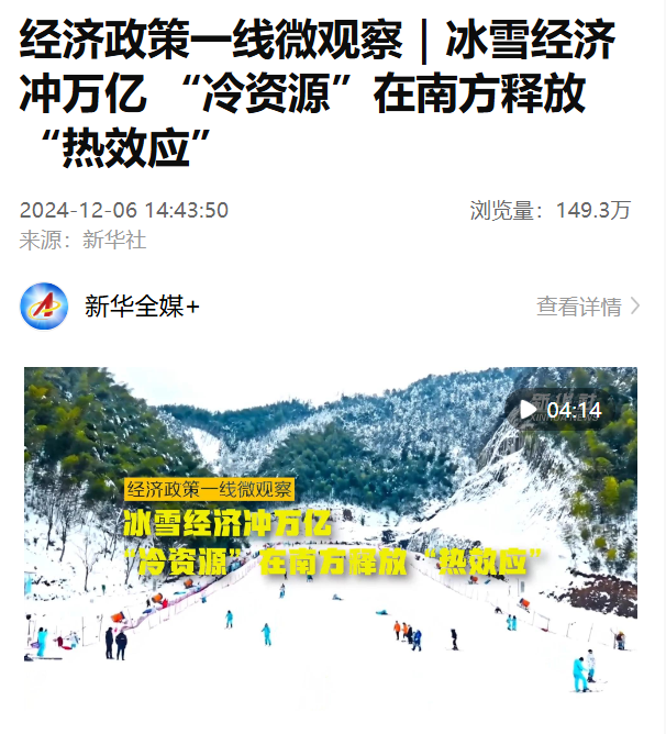 开板了！冰雪经济“热”起来