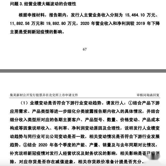 未来材料IPO：产品技术先进性、质量稳定性等被问询